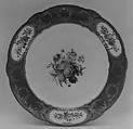 Plate (part of a service), Sèvres Manufactory French, Soft-paste porcelain, French, Sèvres