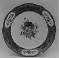 Plate (part of a service), Sèvres Manufactory French, Soft-paste porcelain, French, Sèvres
