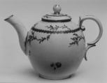 Teapot, Loosdrecht  Dutch, Hard-paste porcelain, Dutch, Loosdrecht