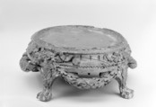 Vase stand, Carved and gilded wood, French