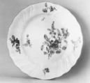 Plate, Tournai  Belgian, Soft-paste porcelain, Belgian, Tournai