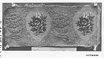 Piece, Silk and metal thread, Russian