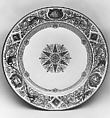 Plate, Sèvres Manufactory French, Hard-paste porcelain, French, Sèvres