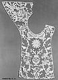 Gilet, Needle lace, French