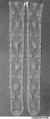 Pair of lappets (part of a garniture), Needle lace, point d’Alençon, French