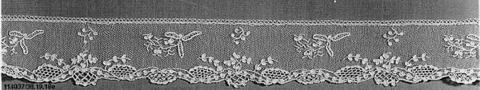 Sleeve ruffle (Engageante) (one of a pair), Needle lace, point d’Alençon, French