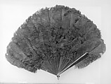 Fan, Feathers, tortoiseshell, French