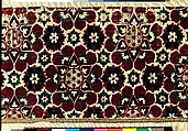Polychrome velvet with a variation on a Medici emblem, Woven silk and metal-wrapped thread, Italian, probably Florence
