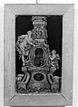 Panel, M. Bruggäy, Verre églomisé, possibly Austrian