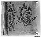 Sample, Silk on silk, French