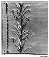 Sample, Silk on silk, French