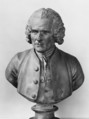Jean Jacques Rousseau (1712–1778), After a model by Jean Antoine Houdon (French, Versailles 1741–1828 Paris), Painted plaster; painted and gilded wood, French