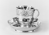 Cup (Gobelet à pied), Jacques-Pierre Marteau (apprenticed 1740, master 1757, died 1779), Silver gilt, French, Paris