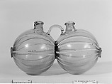 Double flask, Glass, French