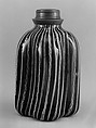 Bottle, Christoff Stolle, Glass, pewter, probably German, Saxony (Freiberg)