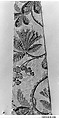 Piece, Silk and metal thread, French