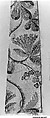 Piece, Silk and metal thread, French