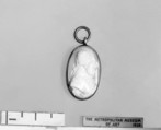 Portrait of a military officer, Onyx, mounted in silver as a pendant, Italian or British