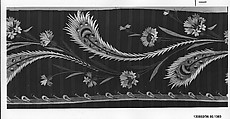 Dress border, Silk on silk, French