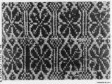 Piece, Linen (?) and wool, German