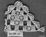 Fragment, Needle lace, punto avorio, Italian