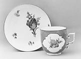Saucer, Meissen Manufactory German, Hard-paste porcelain, German, Meissen