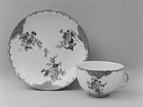 Cup and saucer, Frankenthal Porcelain Manufactory (German), Hard-paste porcelain, German, Frankenthal