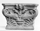Pilaster capital, Marble, Italian