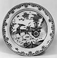 Plate, The "Greek A" Factory, Tin-glazed earthenware, Dutch, Delft