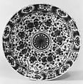 Dish, Tin-glazed earthenware, Dutch, Delft