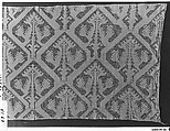 Altar frontal, Linen, drawnwork, Italian