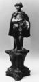 Statuette, Lead-glazed earthenware, French, Avon