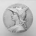 Centenary of the Bank of France, Louis-Oscar Roty (French, Paris 1846–1911 Paris), Silver, struck, French