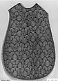 Chasuble, Silk, linen, metal thread, Possibly Spanish