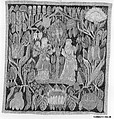 The Annunciation, Wool, silk (17 warps per inch, 7 per cm), Danish