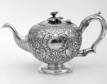 Teapot, Efgraf Borovschtjikov, Silver, Russian, St. Petersburg