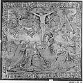 The Crucifixion, Design attributed to Bernard van Orley (Netherlandish, Brussels ca. 1492–1541/42 Brussels), Wool, silk, silver thread, silver-gilt thread (20-21 warps per inch, 7-8 per cm.), Netherlandish, Brussels