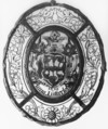Armorial panel, Stained glass, German