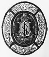 Armorial panel, Stained glass, German