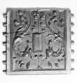Panel, Carved walnut, French