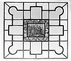 Battle scene, Stained glass, European