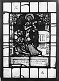 St. John the Baptist standing behind donor, Hanns Baumgartner, and his family (one of a pair), Painted by Hans Wertinger (German, Landschut ca. 1465–1533 Landshut), Stained glass, German