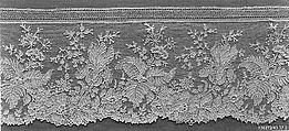 Border, Verdé, Delisle & Cie., Needle lace, Brussels needle lace, Point de Gaze, Belgian, Brussels