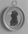 Medallion, Glass, possibly German