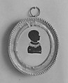 Medallion, Glass, possibly German