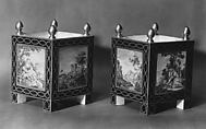 Flower pots (caisses carrés), Sèvres Manufactory  French, Soft-paste porcelain, French, Sèvres