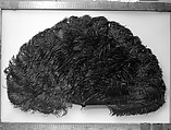 Fan, Feathers, tortoiseshell, French