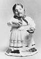 Female dwarf (one of a pair), Meissen Manufactory  German, Hard-paste porcelain, German, Meissen