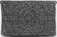 Curtain, Velvet with gilt thread, Portuguese