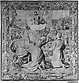 The Ascension, Michiel Coxie (I) (Netherlandish, Mechelen ca. 1499–1592 Mechelen)  , prob., Wool, silk, silver-gilt, silver thread (18-19 warps per inch, 7-8 per cm.), Netherlandish, Brussels